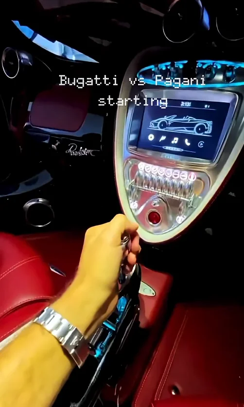No one can believe it’s not an airplane after seeing how you start a Pagani