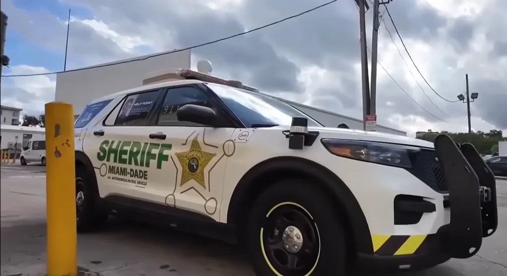 Miami is testing self-driving robot police car that can launch drones for surveillance