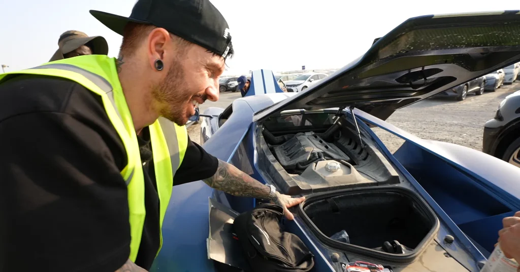Mat Armstrong was so annoyed Bugatti didn't let him repair the Chiron he sought a $1,000,000 reason to cheer himself up