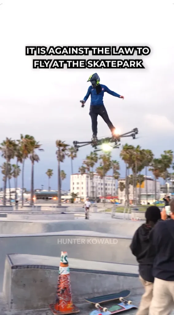 California man shares all the bizarre laws he has to follow when using his 'flying car' in public