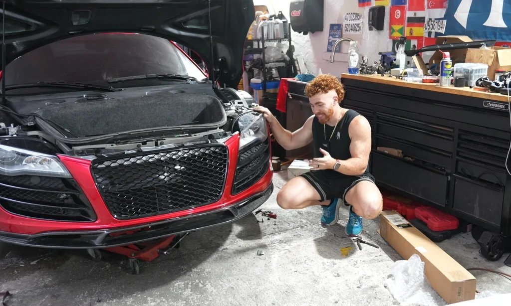 Florida man creates $150,000 Audi R8 using Temu car parts and it ends up looking 'way too good'