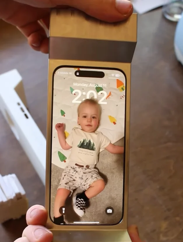 Neuroscientist has developed a six-pound phone case to help limit screen time and doomscrolling 'addiction'