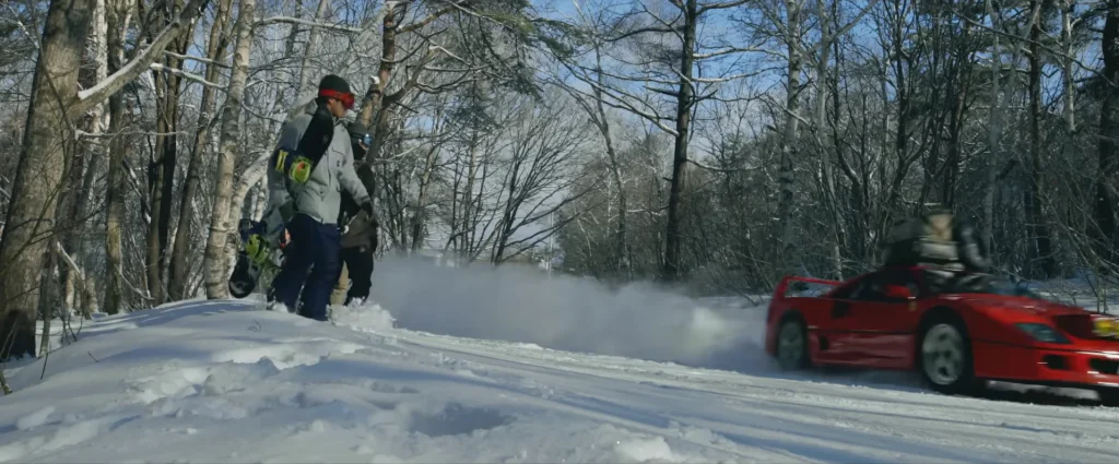 'Boldest Ferrari owner alive' drives a $3,000,000 F40 like it's an everyday car and footage even shows him snow drifting it