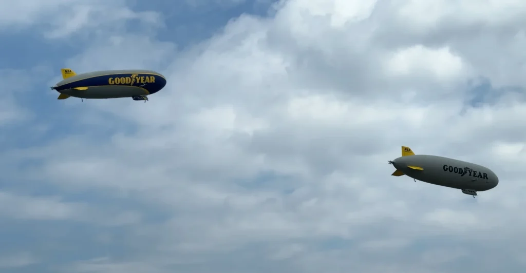 YouTuber gives rare behind-the-scenes look at inside Goodyear blimp and how it flies as it needs 24 hour maintenance