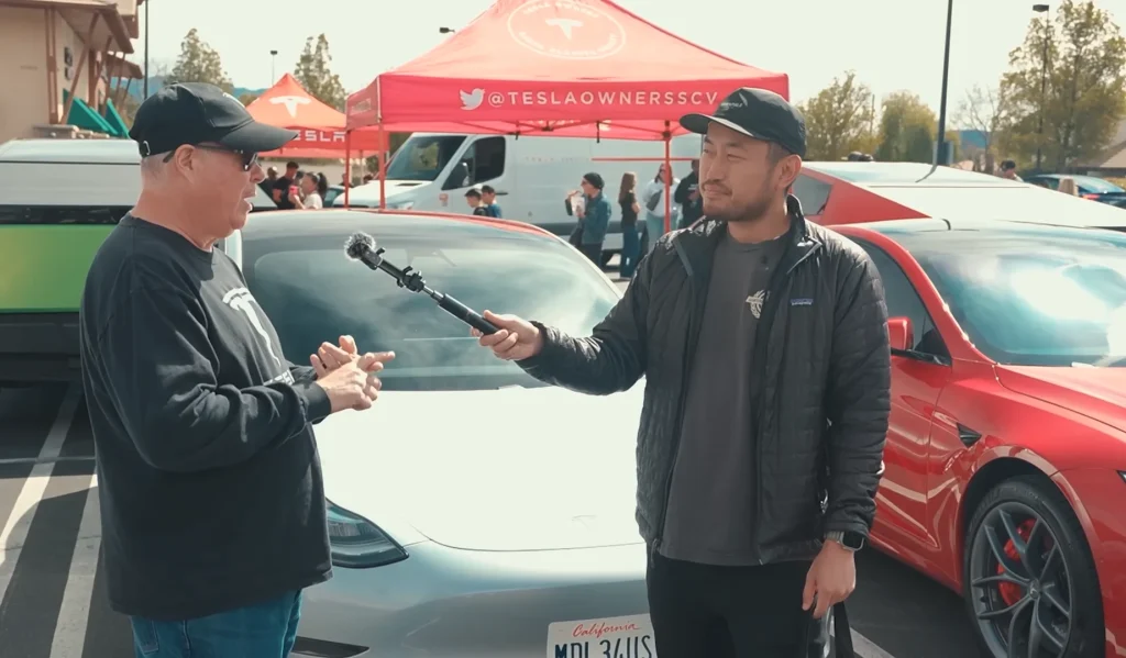 Man asks Tesla Cybertruck owners in LA what their monthly payments are vs their income and the answers are eye-opening