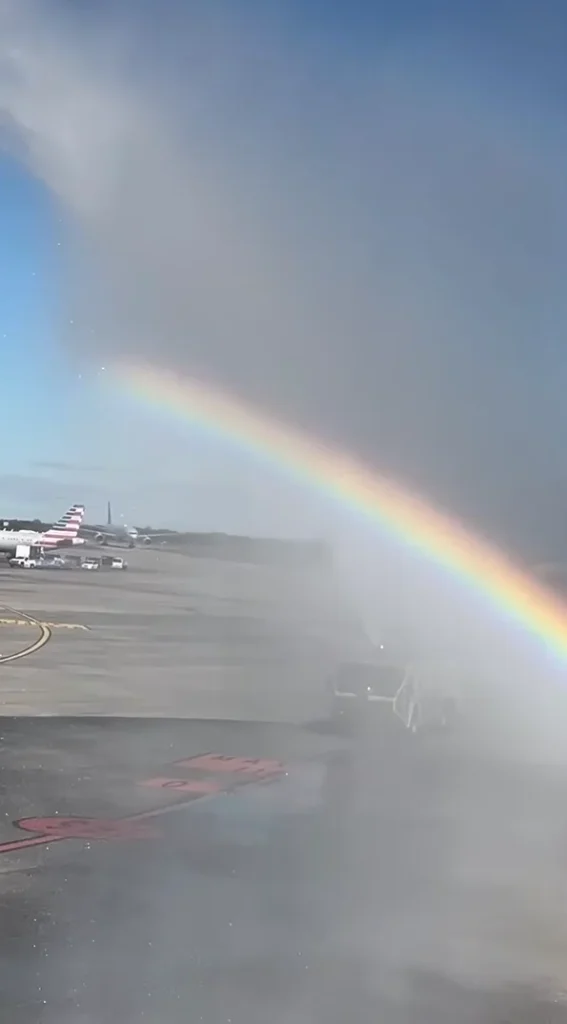 North Carolina pilot retiring after 34 years receives perfect send-off on American Airlines flight