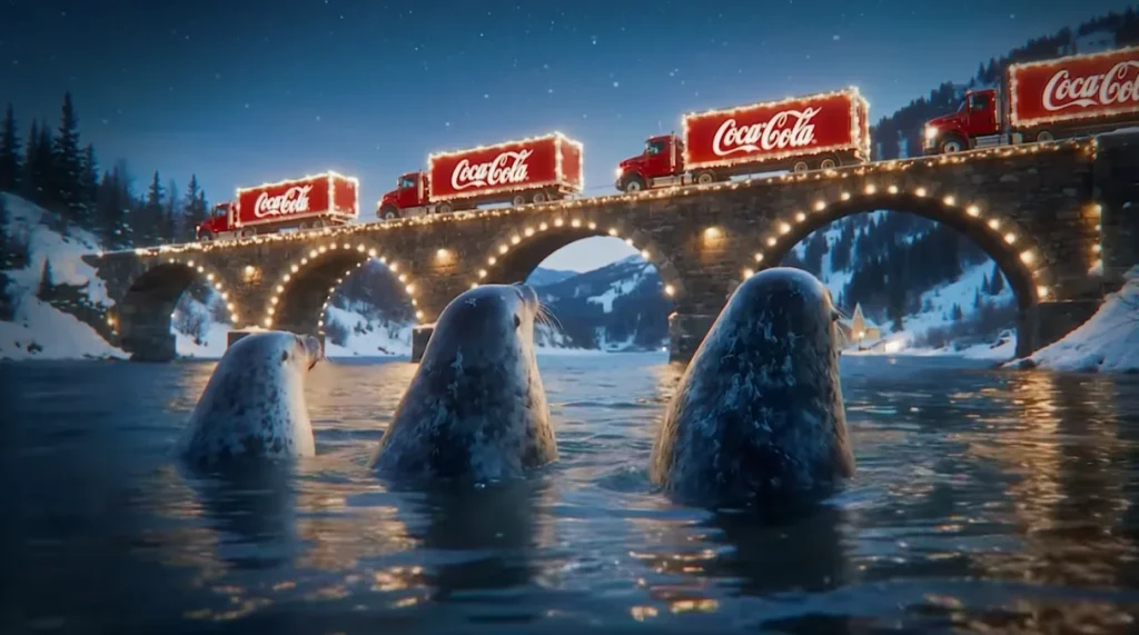 Coca-Cola says 'the genie is out of the bottle' as it continues to use AI for Christmas advertisements