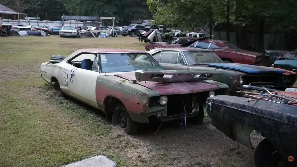 Inside a secret Michigan Mopar yard filled with Super Bees Road Runners and GTXs