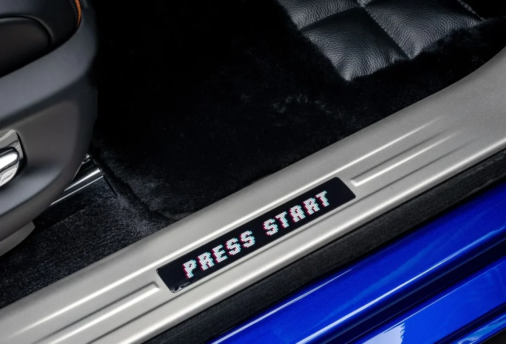 Rolls-Royce introduces the Ghost Gamer with 8-bit graphics and Pixel Blaster lighting in a Bespoke arcade-themed commission