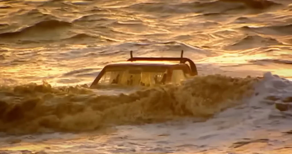 Jeremy Clarkson dropped a caravan on a Toyota Hilux from 10 ft up and set it on fire, it shockingly still started