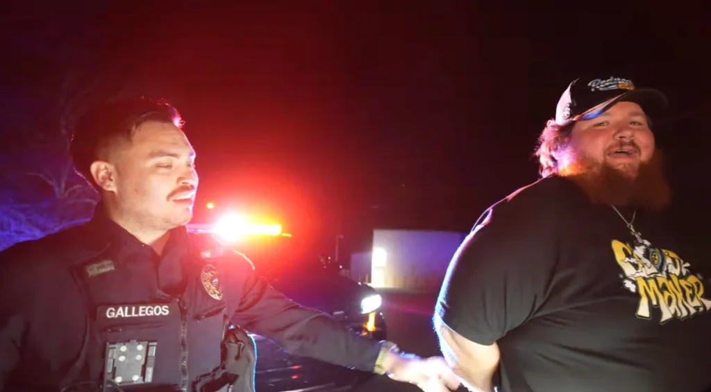 This custom cop car is a modified Chevy Tahoe that functions as a road-legal backwards vehicle on Kansas highways