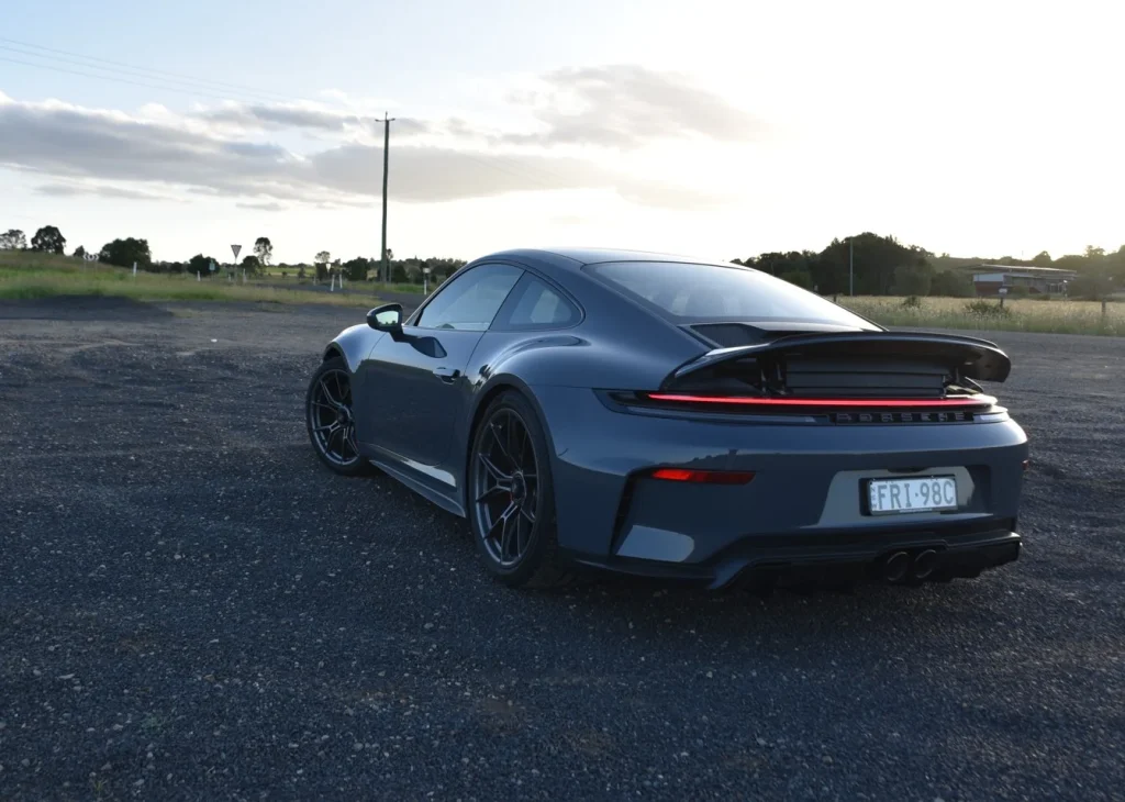 The Porsche 911 GT3 continues to define performance by merging 992.2 generation engineering with the soul of a 911 GT3 Touring