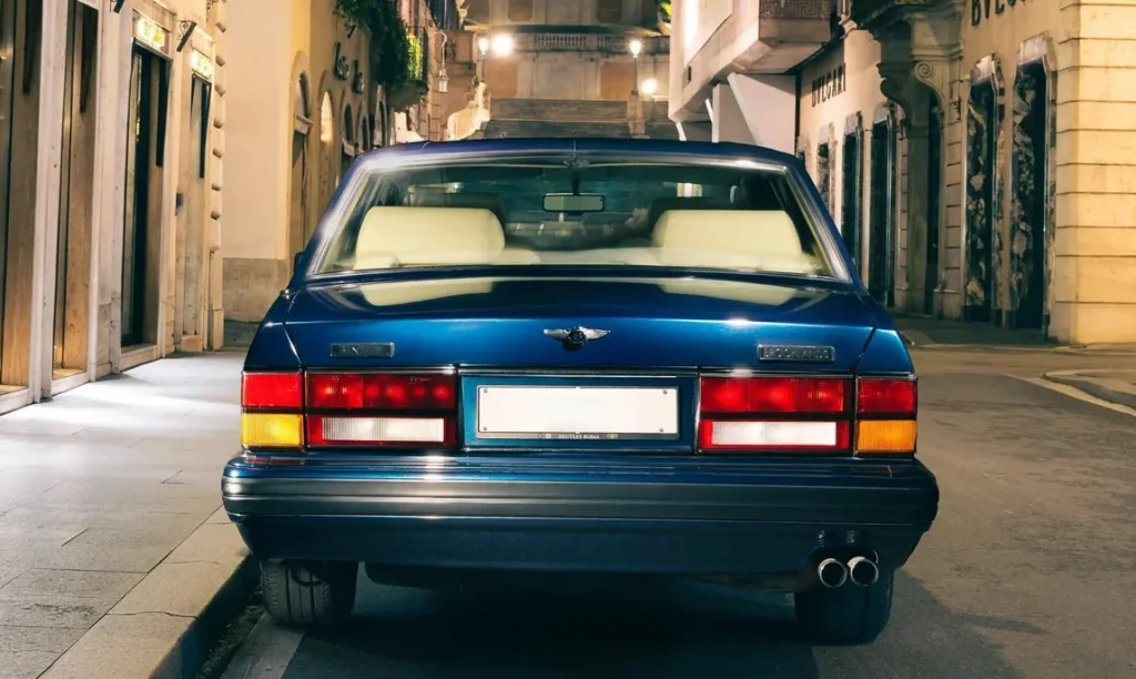This rare 1996 Bentley Brooklands once served as the personal luxury car for Giorgio Armani and now heads to a high-profile Monaco auction for a new owner