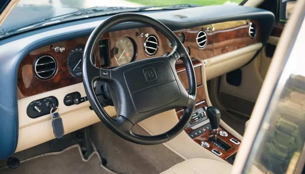 This rare 1996 Bentley Brooklands once served as the personal luxury car for Giorgio Armani and now heads to a high-profile Monaco auction for a new owner