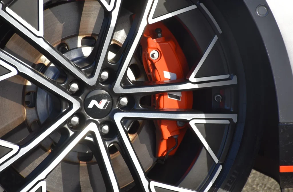 The Hyundai Ioniq 5 N performance electric SUV utilizes 641hp and advanced electric vehicle technology to outpace the acceleration of a Lamborghini Huracan