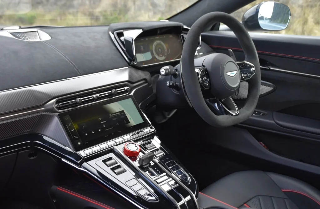 Experience the new Aston Martin Vantage S as it elevates on-road performance and sharpens exterior design with 671 horsepower and a track-focused chassis setup