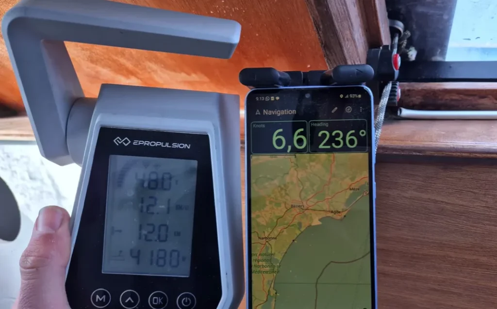 A man tested his solar-powered yacht in heavy Mediterranean winds, revealing how it actually performs when conditions turn against it