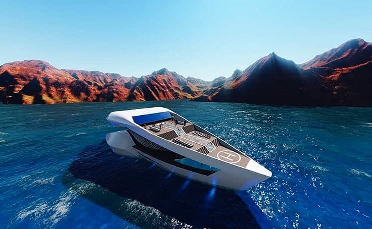 Sea Level CF8 concept yacht