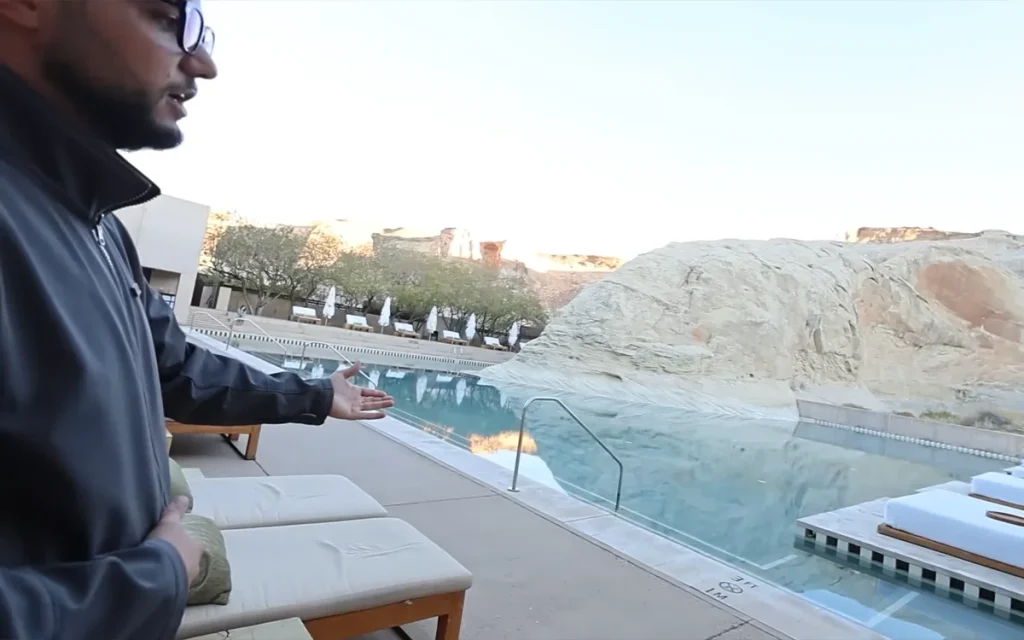 Documenting his journey to America's secret billionaire hotel, Camp Sarika at Amangiri, Sam Wilson was left in awe by the stunning serenity, privacy, and food