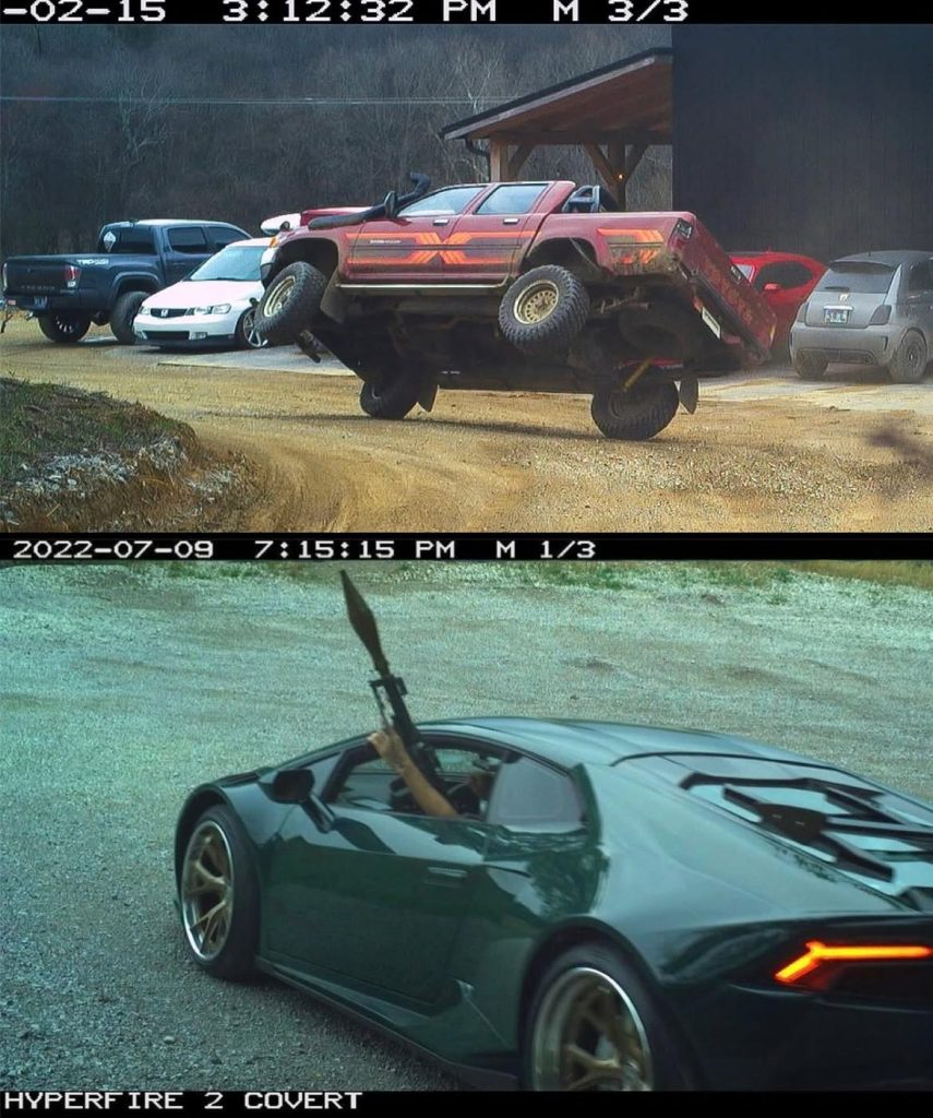 WhistlinDiesel set up cameras all over his Tennessee ranch and the images he managed to capture have to be seen to be believed