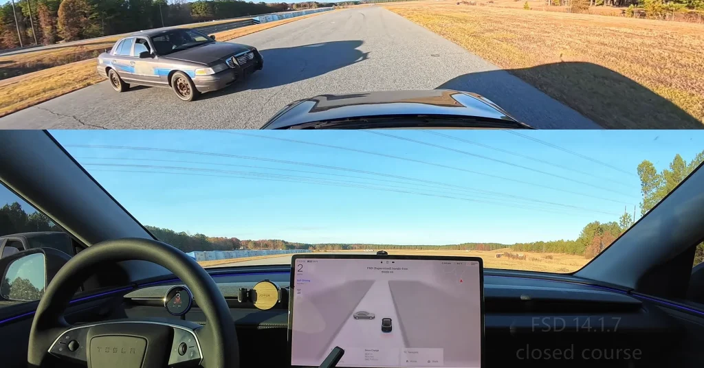 Michigan guy attacks a self-driving Tesla by driving at it from all angles and the results are interesting