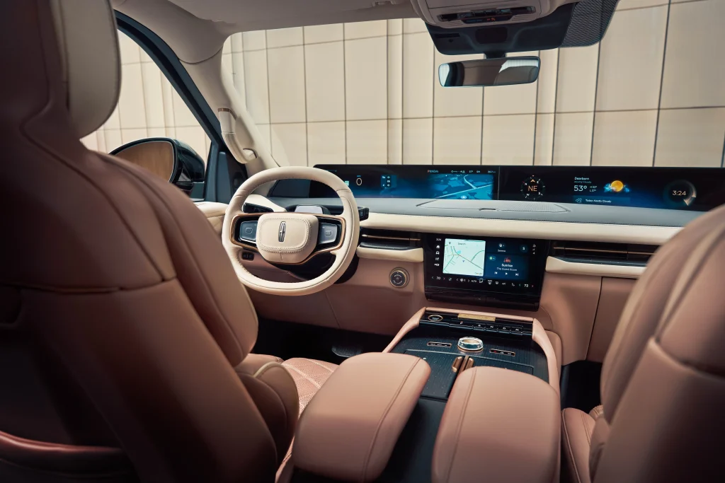 Lincoln just built Serena Williams a one of one Navigator with tennis ball seat details and her family's birth years engraved in the door sills