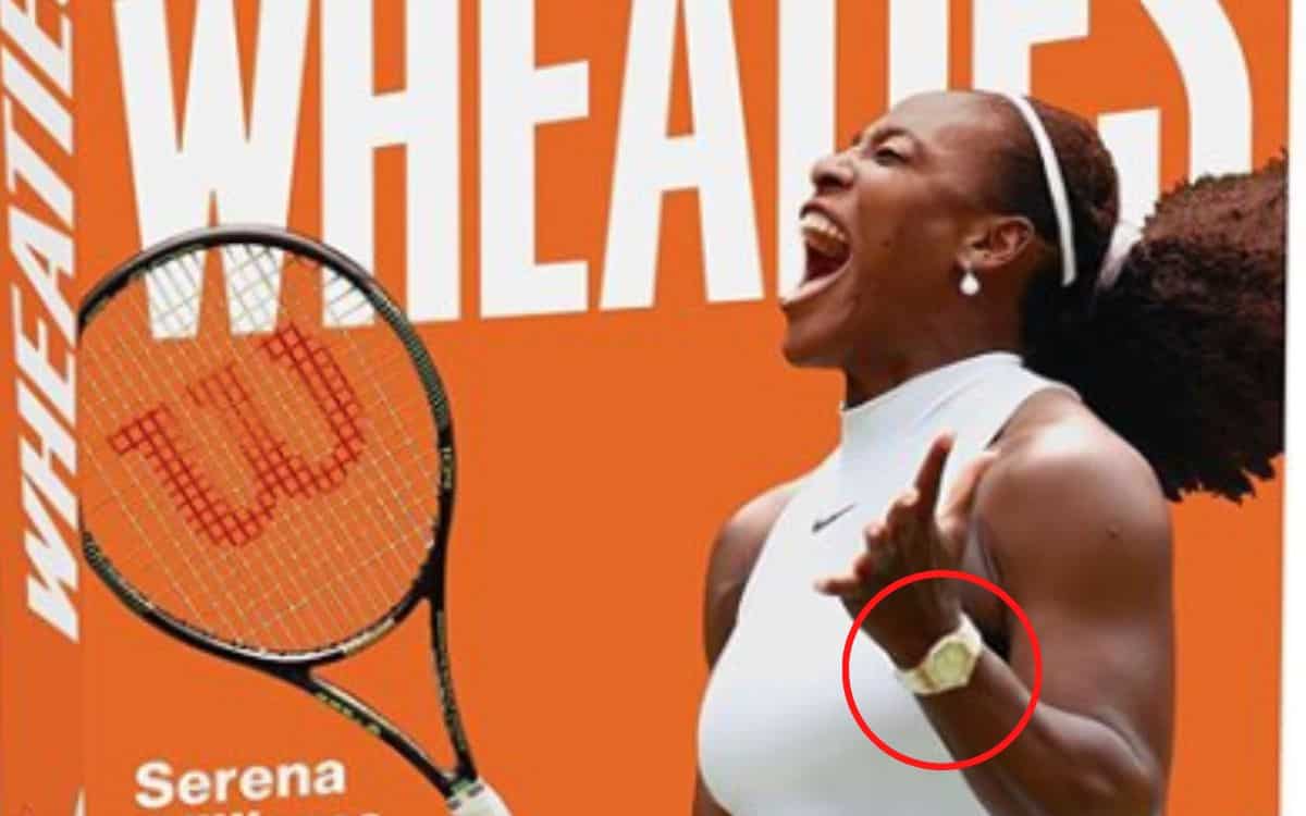 Serena Williams on the Wheaties box