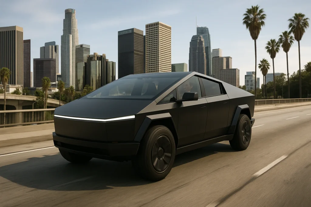 WWE star Seth Rollins 'snapped' at person's reaction to him driving a Tesla Cybertruck around Los Angeles