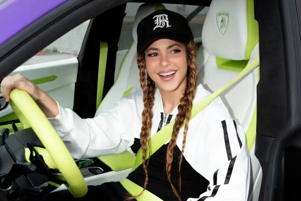 Shakira is giving away her purple Lamborghini Urus to one of her fans but she probably won't miss it too much