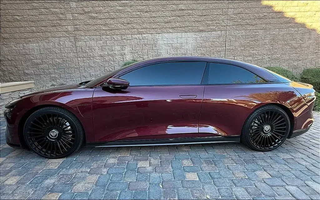 Shaquille O’Neal aka Shaq is the only person in the world with a two-door Lucid Air