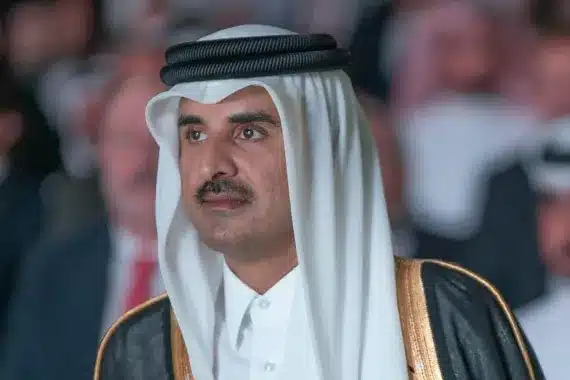 Sheikh Tamim bin Hamad Al Thani is the current Emir of Qatar.