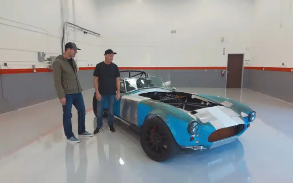 A Tesla and EV enthusiast created a 'Frankenstein' by combining a Plaid Model S and a 1967 Shelby Cobra