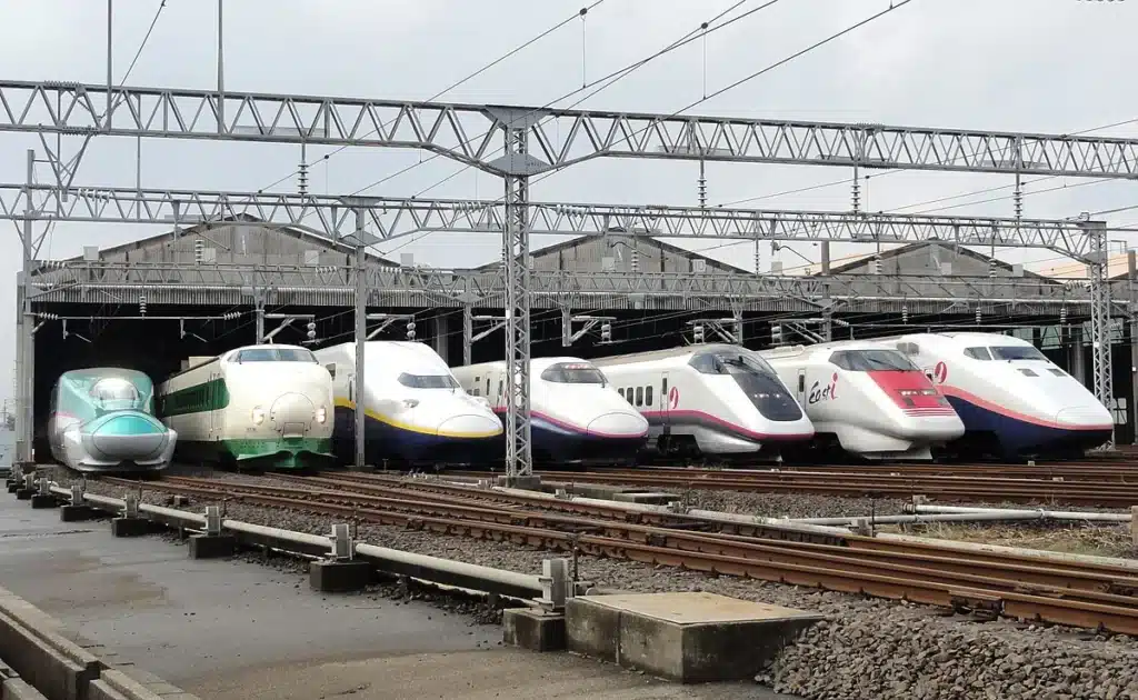 Bullet trains from Japan