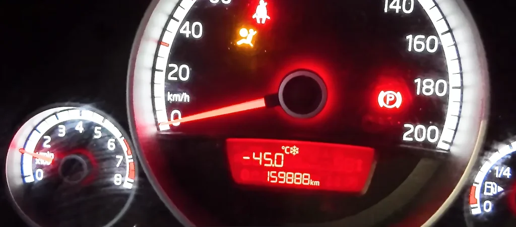 Man pushes his modified Volkswagen Up to its limit by driving in the -59.8°F temperature of the coldest city on Earth