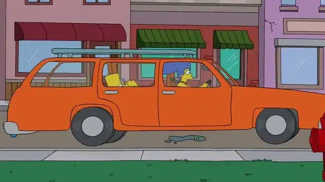 The trusty car of Marge Simpson is actually based on an American icon