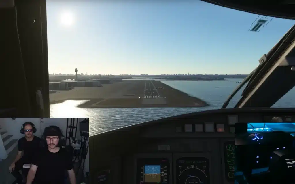 Real airline pilot takes on ultra difficult challenge on Microsoft Flight Simulator to see if he can replicate real life