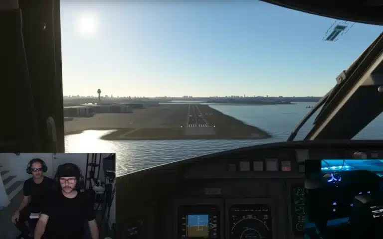Real airline pilot takes on ultra difficult challenge on Microsoft Flight Simulator to see if he can replicate real life