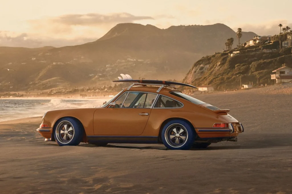 Singer and Louis Vuitton unveil two bespoke Porsche 911s featuring a detachable timepiece inspired by the iconic Tambour watch
