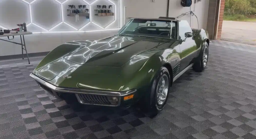 A vintage Corvette barn find underwent a full Corvette restoration, turning the long-stored classic car into a moving family moment after decades unseen