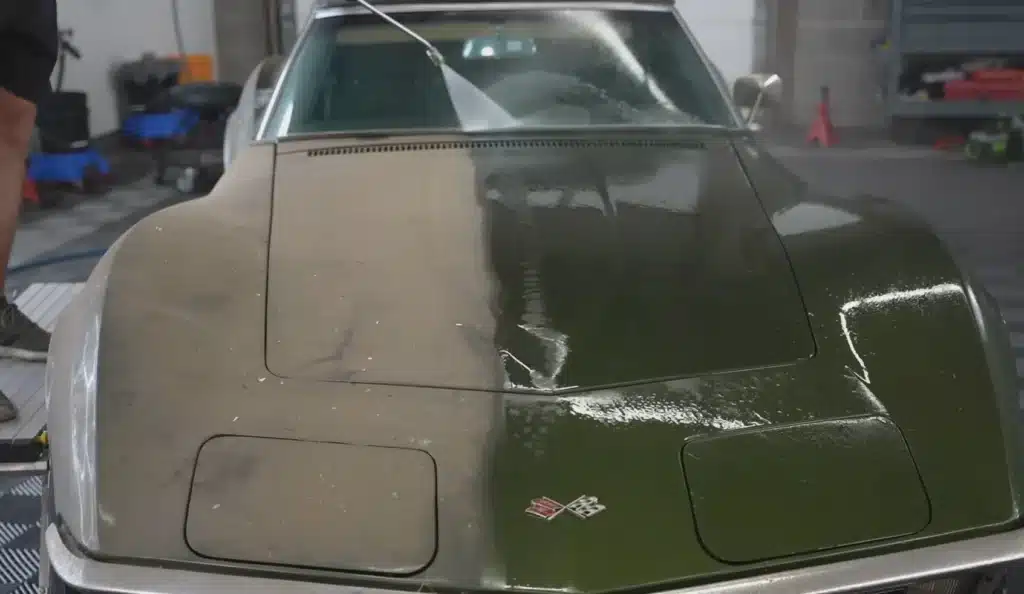 A vintage Corvette barn find underwent a full Corvette restoration, turning the long-stored classic car into a moving family moment after decades unseen