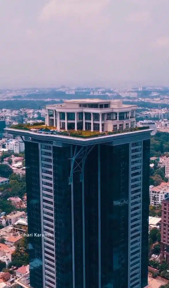 Sky mansion on top of Kingfisher Towers