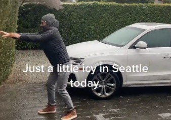 Icy roads seattle