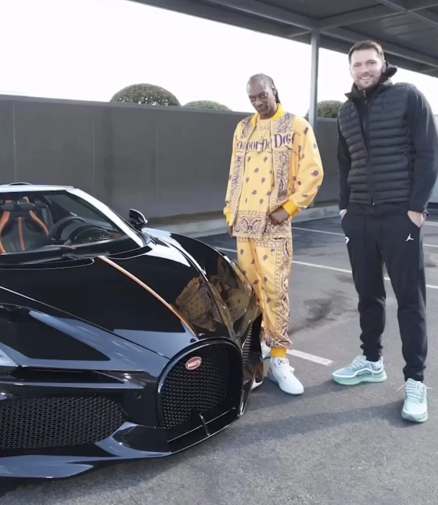 Snoop Dogg is blown away by Luka Dončić's record-breaking $5,000,000 Bugatti in LA