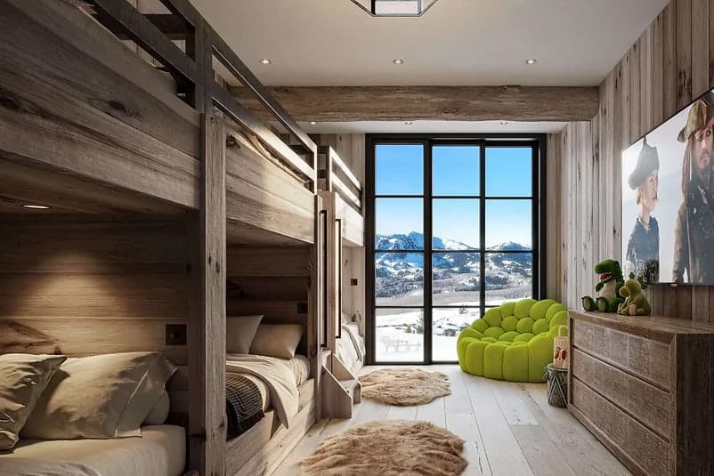 Snowfall Mansion bunk beds