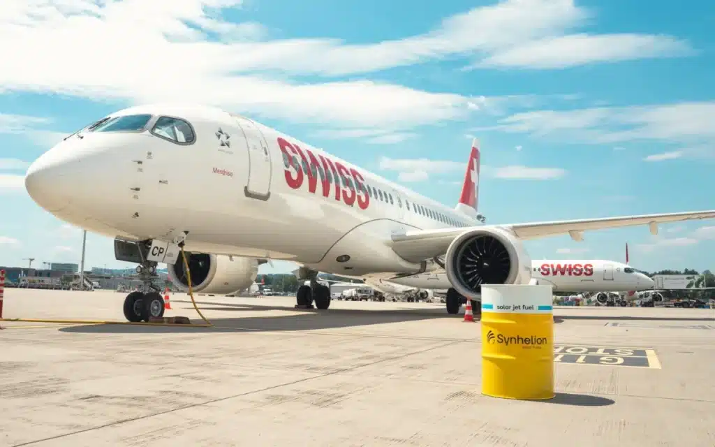 European clean tech startup Synhelion has used solar fuel to power a jet for the first time, shortly after using the energy source to power cars