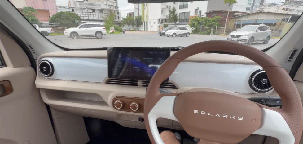 Man tries world's cheapest solar car and reveals whether he thinks the design will catch on globally