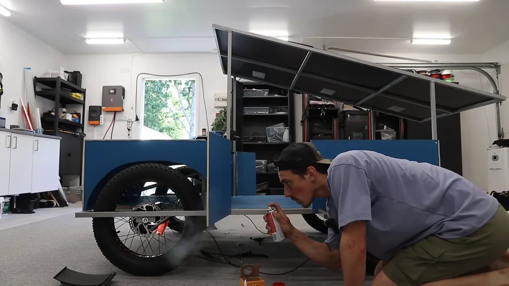 Man builds a solar-powered electric car and travels 18 miles without using up any battery due to the solar energy