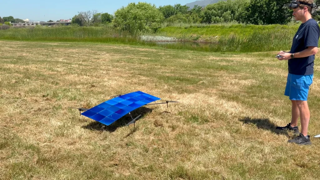 Man shares how he built a 100% solar drone that can fly for hours and hours