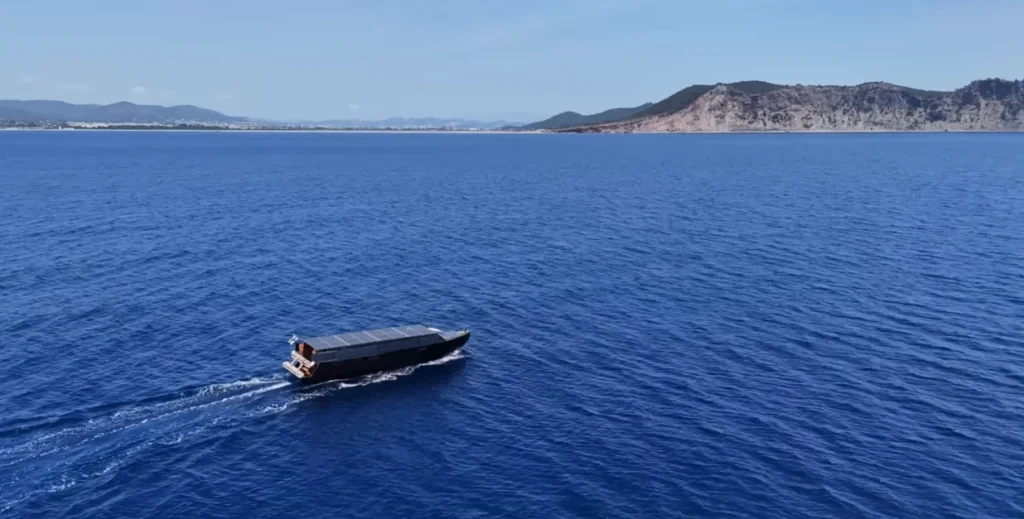 Man who built solar-powered yacht that can run forever ran it to 0% battery to see what happened