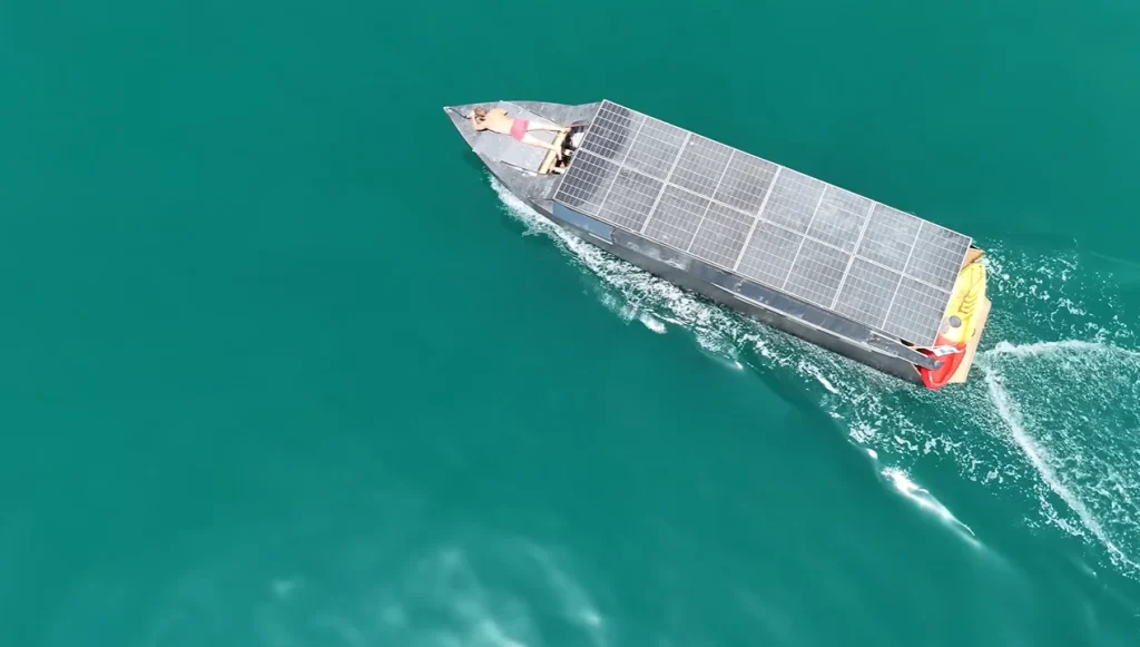 Man who built a solar-powered yacht that can run forever shares how much it's cost him in total and reveals ambitious future plans